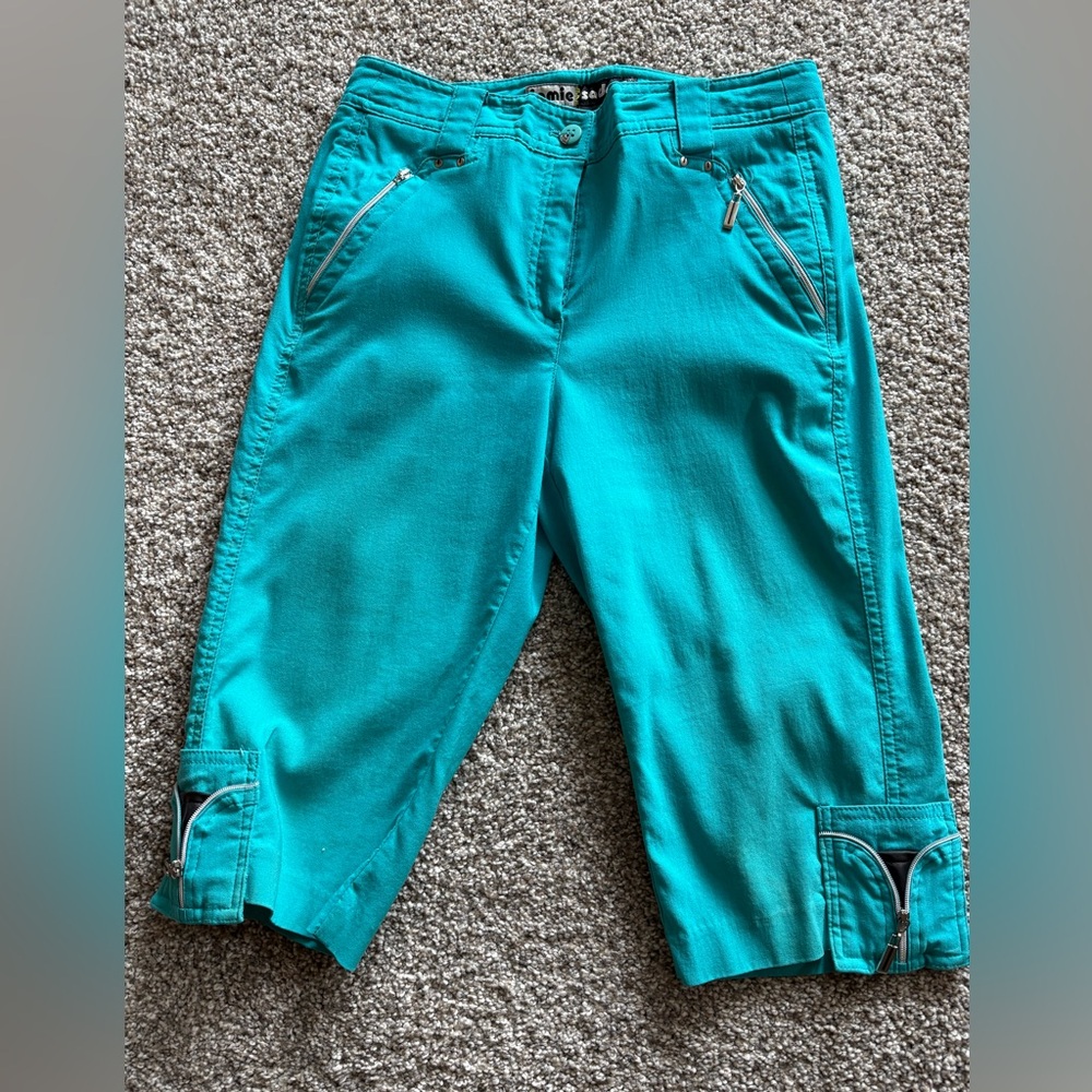 Jamie Sadock Teal Cropped Pants